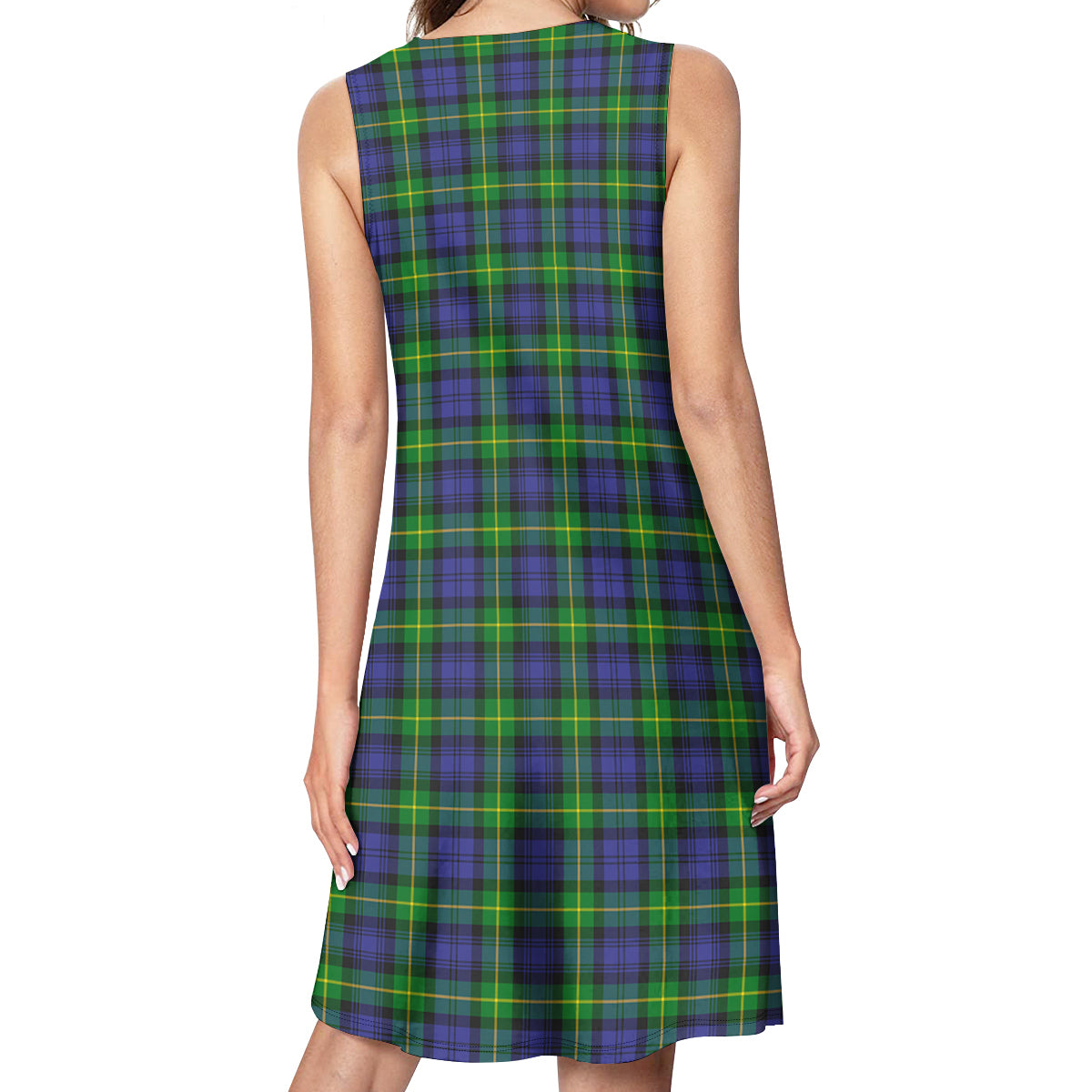 Gordon Modern Tartan Womens Casual Dresses - Tartanvibesclothing