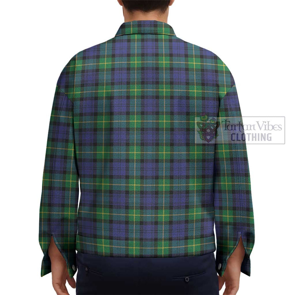 Gordon Modern Tartan Unisex Lapel Cotton Jacket - Tartan Vibes Clothing