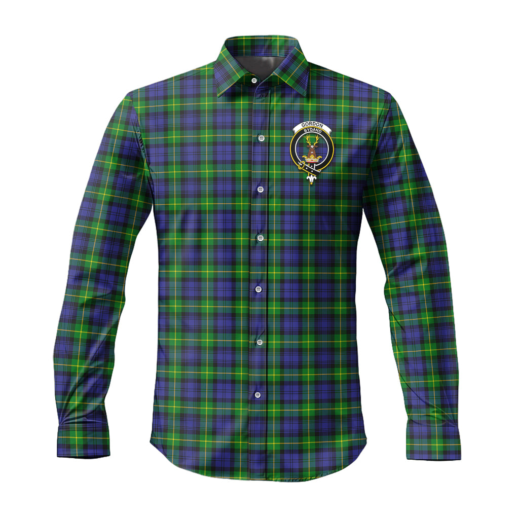 gordon-modern-tartan-long-sleeve-button-up-shirt-with-family-crest