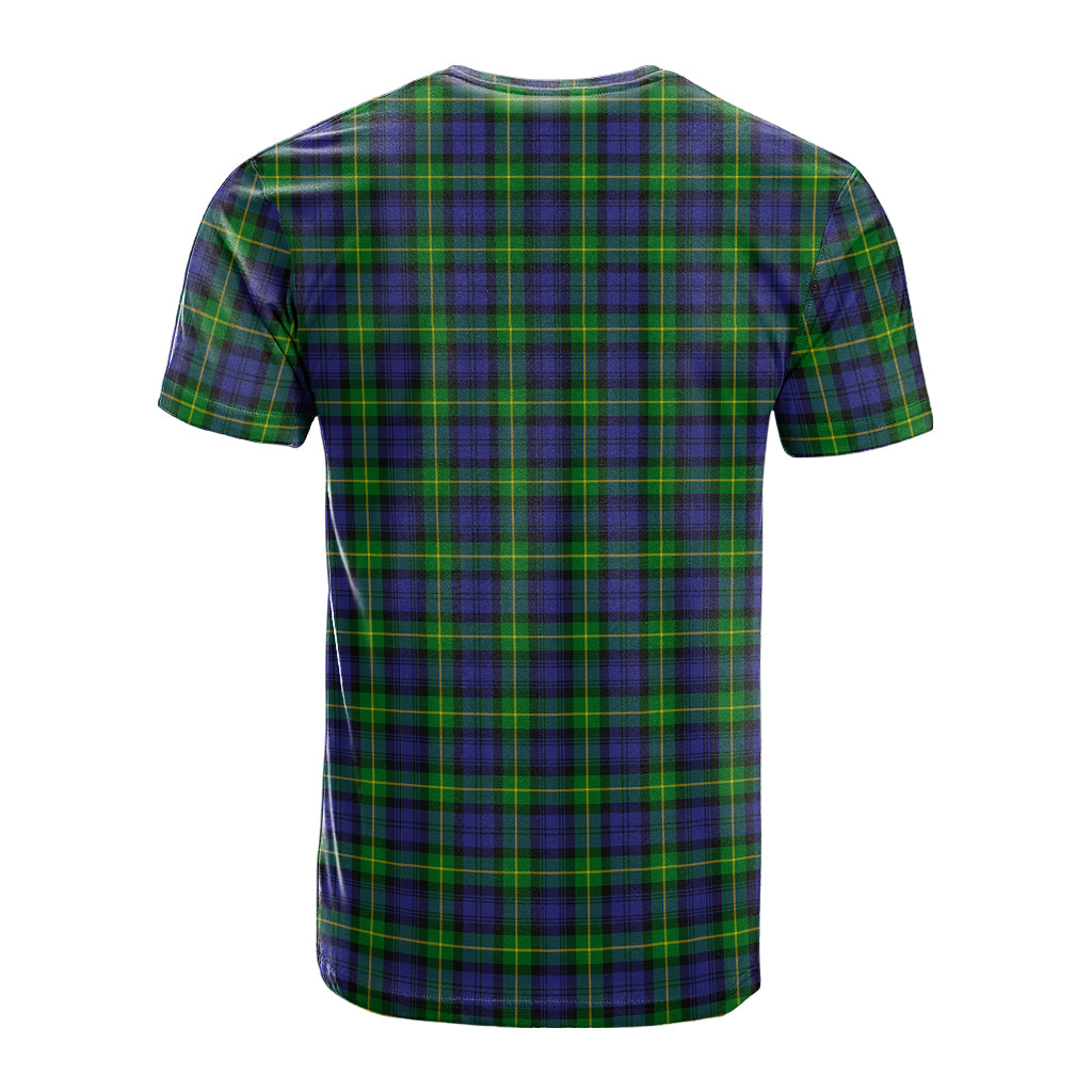 Gordon Modern Tartan T-Shirt with Family Crest - Tartan Vibes Clothing