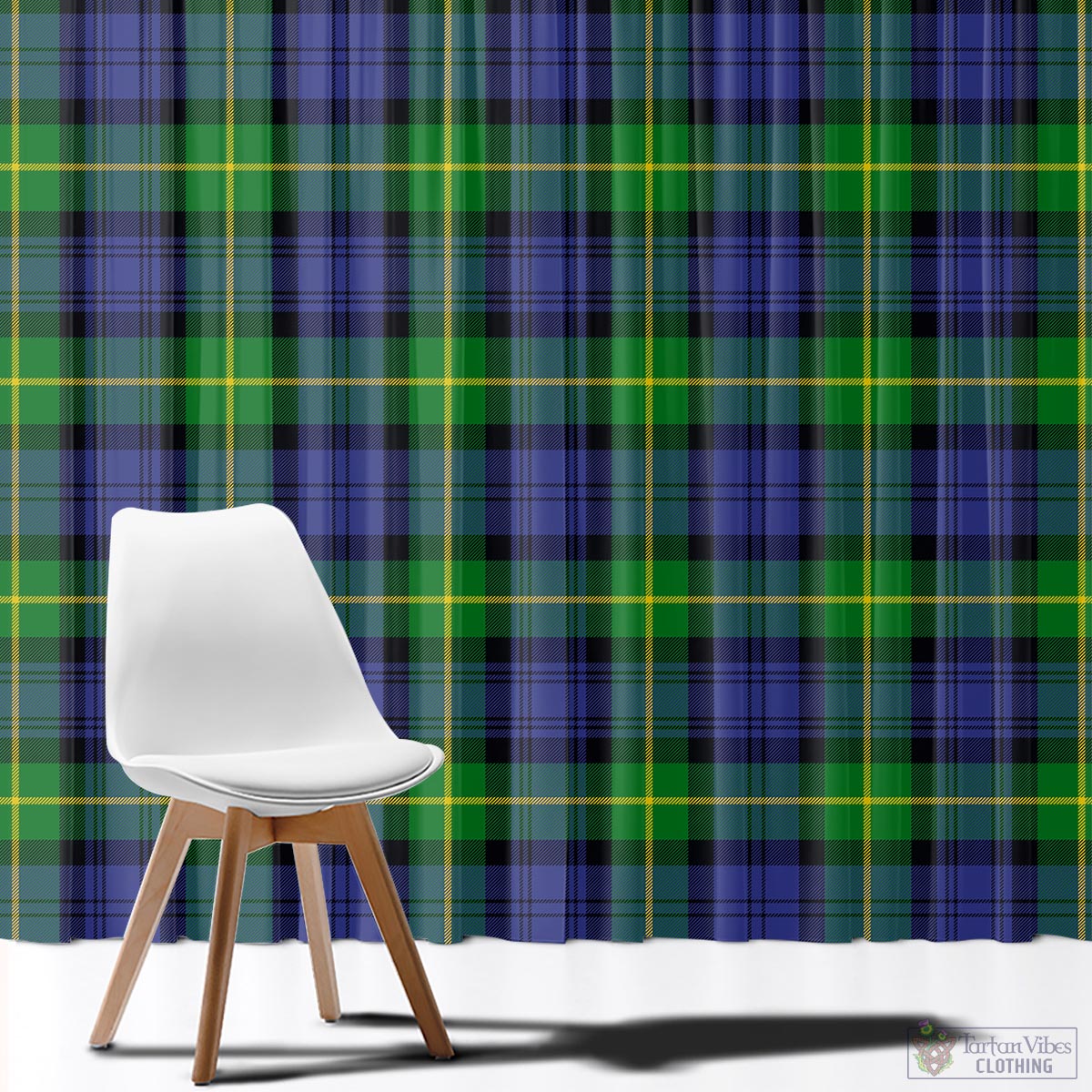 Gordon Modern Tartan Window Curtain