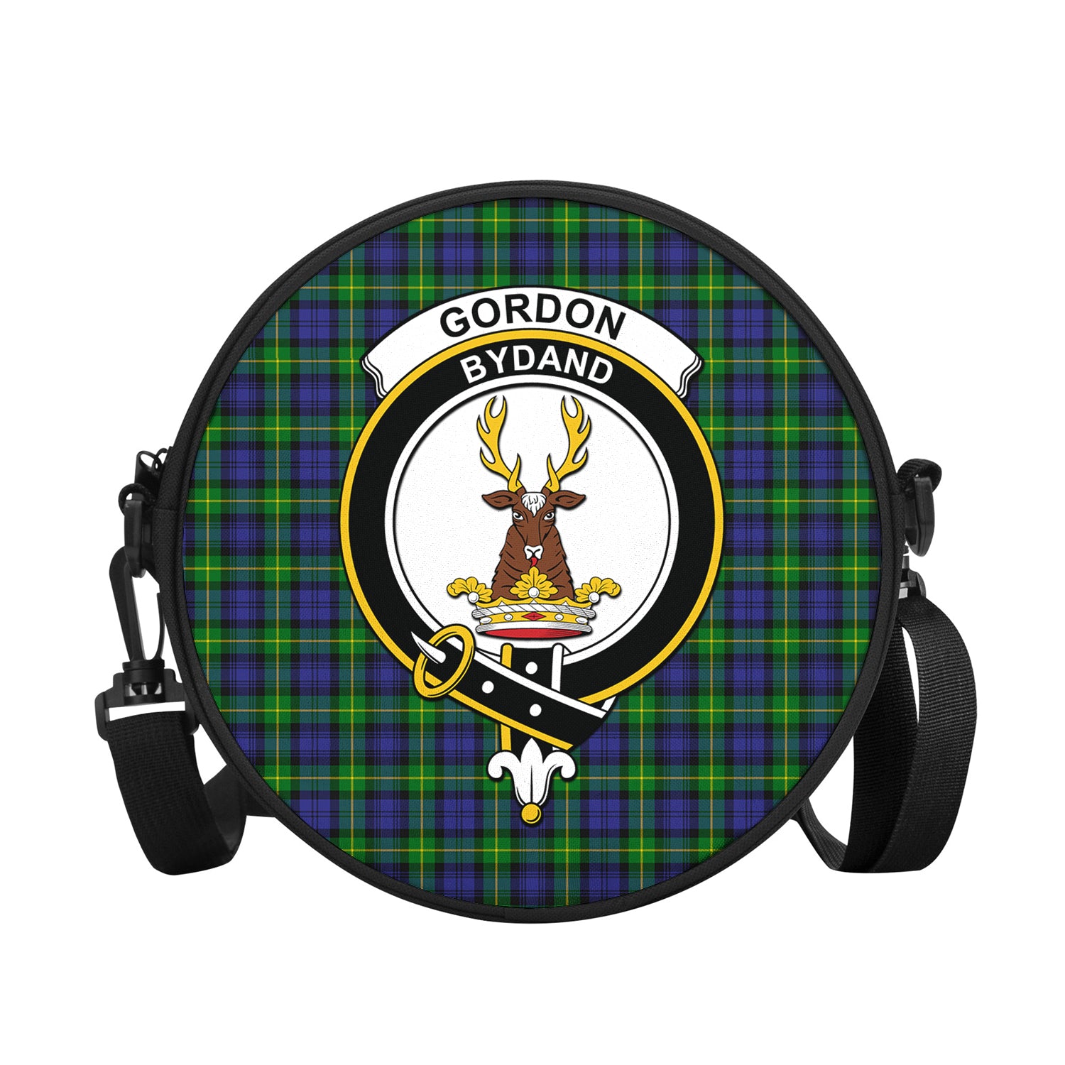 gordon-modern-tartan-round-satchel-bags-with-family-crest