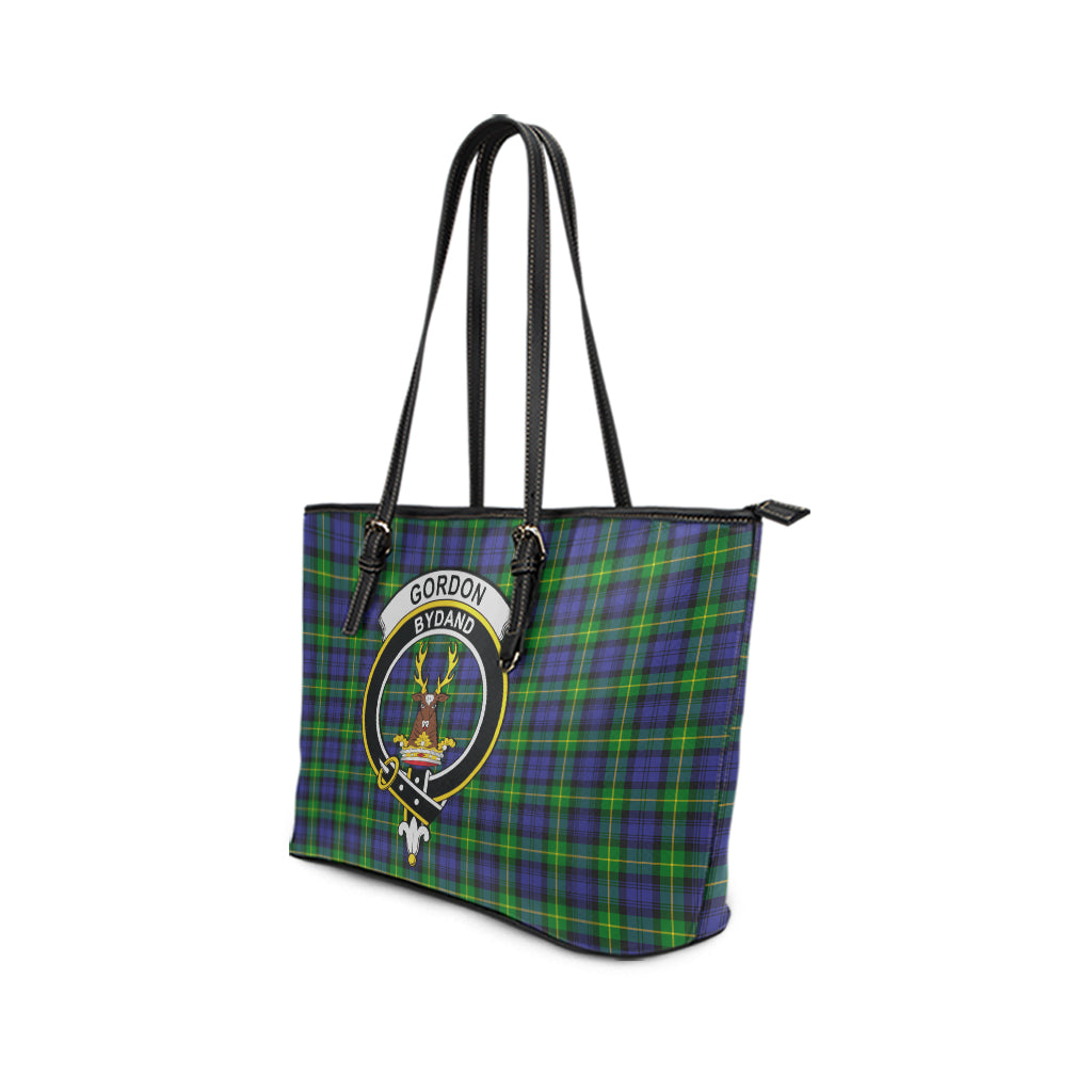 gordon-modern-tartan-leather-tote-bag-with-family-crest