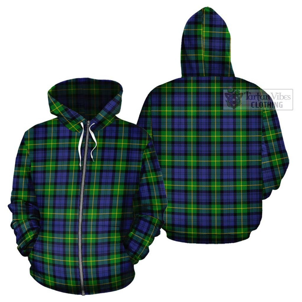 Gordon Modern Tartan Cotton Hoodie Zip Hoodie - Tartan Vibes Clothing