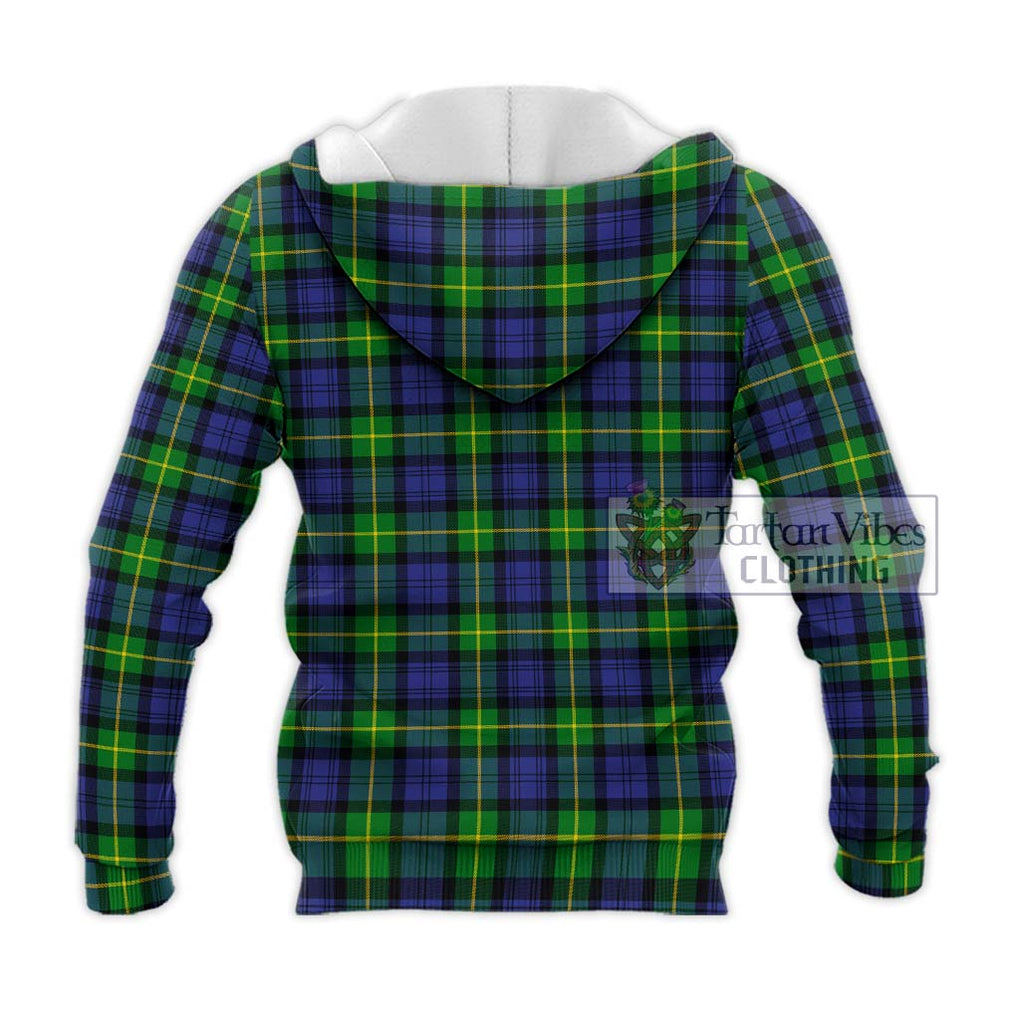 Gordon Modern Tartan Knitted Hoodie with Family Crest DNA In Me Style - Tartanvibesclothing Shop