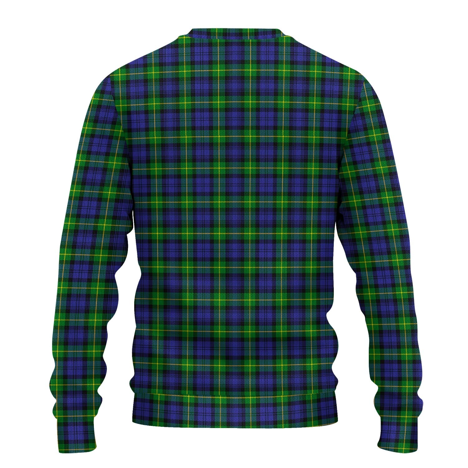 Gordon Modern Tartan Knitted Sweater with Family Crest - Tartanvibesclothing