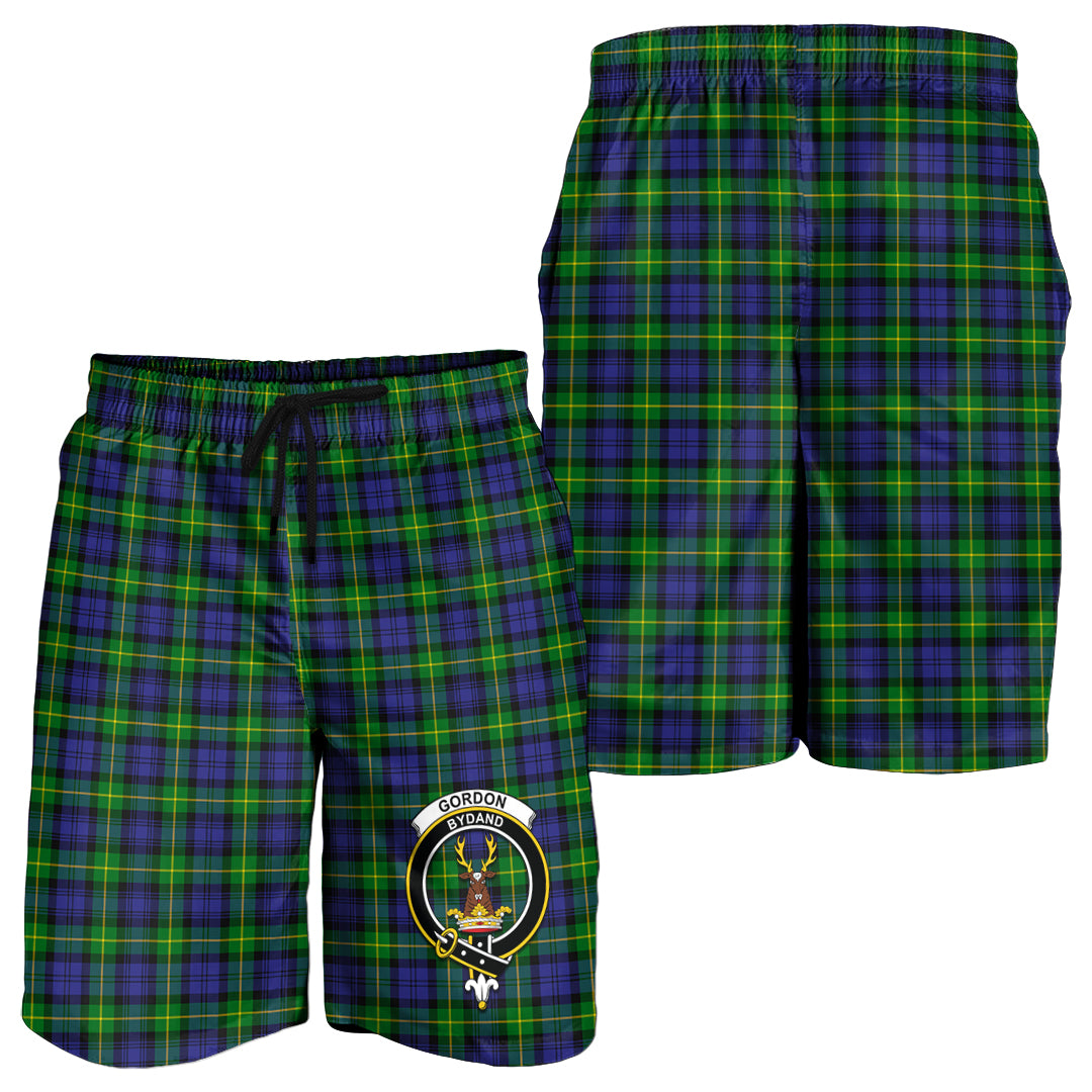 gordon-modern-tartan-mens-shorts-with-family-crest