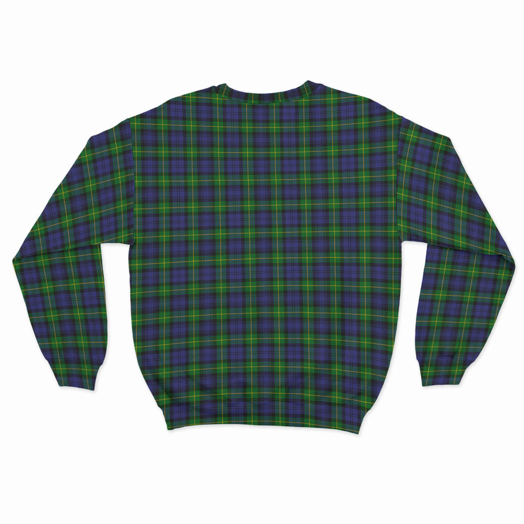 Gordon Modern Tartan Sweatshirt with Family Crest - Tartan Vibes Clothing