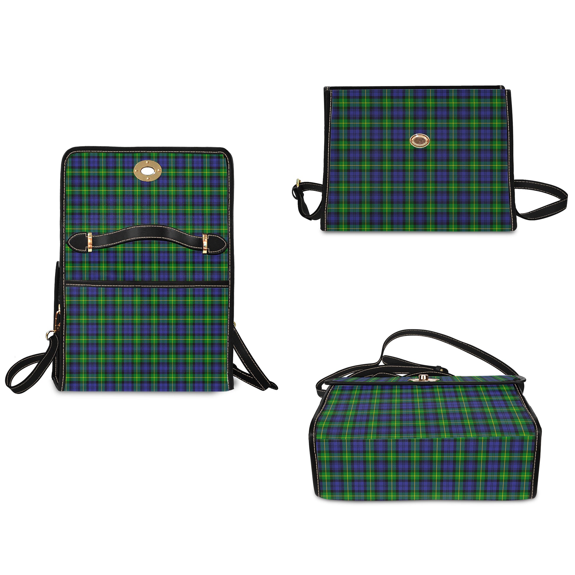 gordon-modern-tartan-leather-strap-waterproof-canvas-bag