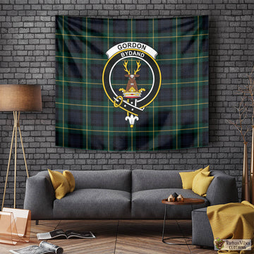 Gordon Old Tartan Tapestry Wall Hanging and Home Decor for Room with Family Crest