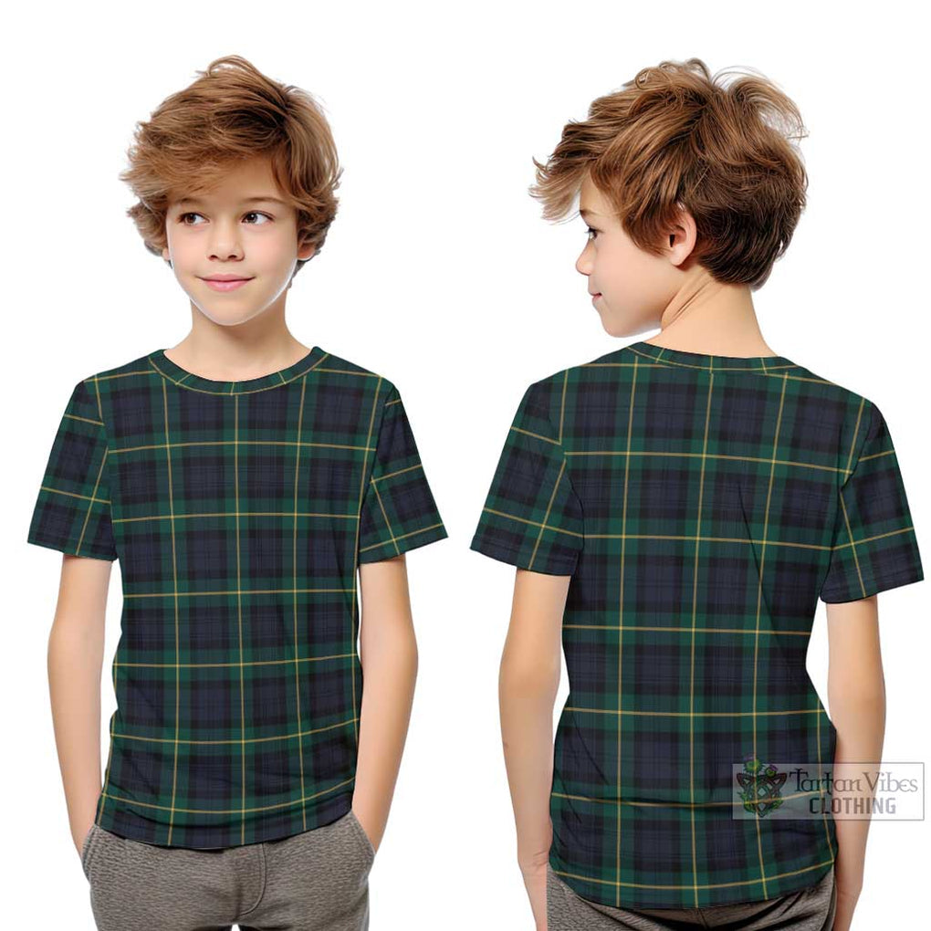 Gordon Old Tartan Kid T-Shirt Youth XL Size14 - Tartanvibesclothing Shop