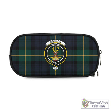 Gordon Old Tartan Pen and Pencil Case with Family Crest