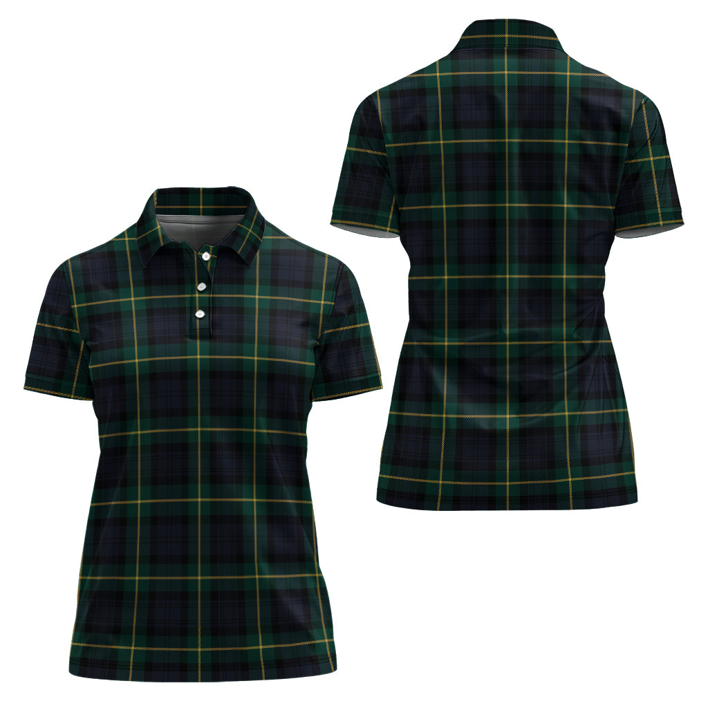 Tartan Vibes Clothing Gordon Old Tartan Polo Shirt For Women