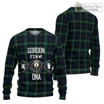 Gordon Old Tartan Ugly Sweater with Family Crest DNA In Me Style