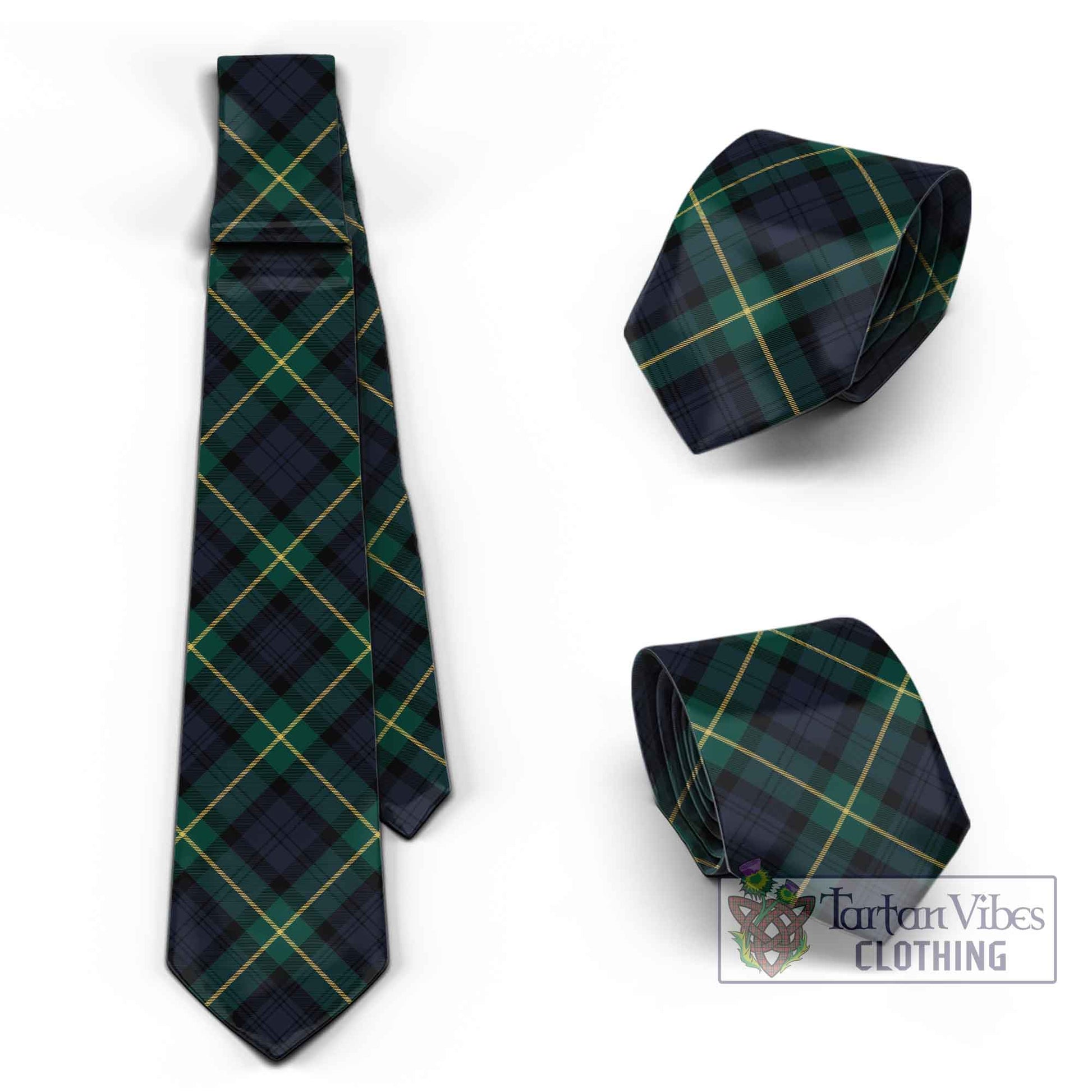 Tartan Vibes Clothing Gordon Old Tartan Classic Necktie Cross Style