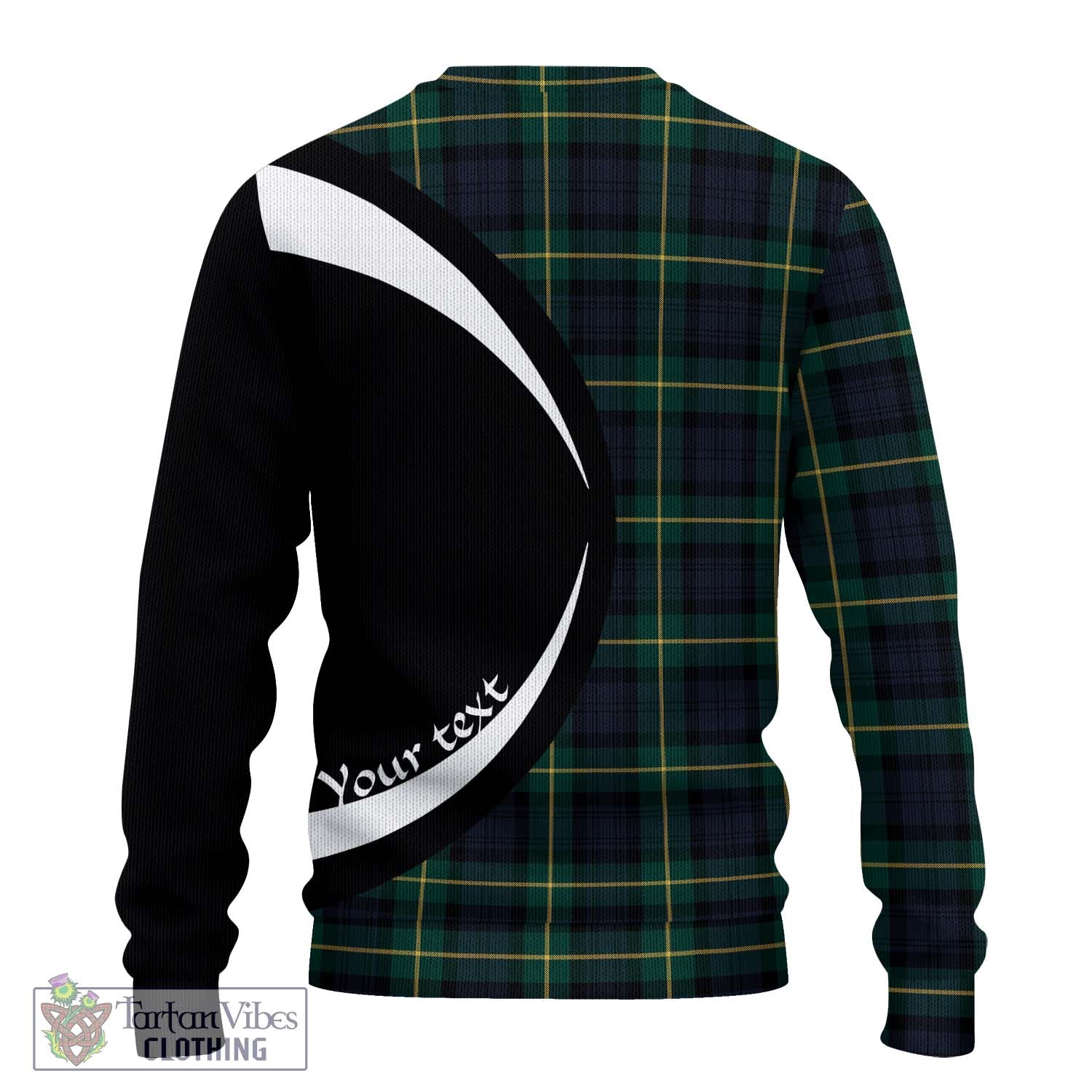 Gordon Old Tartan Ugly Sweater with Family Crest Circle Style - Tartan Vibes Clothing