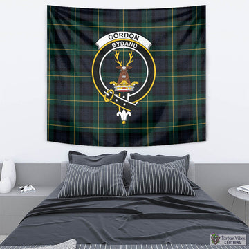 Gordon Old Tartan Tapestry Wall Hanging and Home Decor for Room with Family Crest