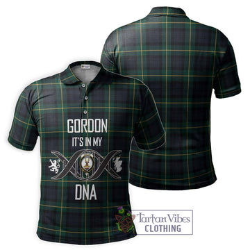 Gordon Old Tartan Polo Shirt with Family Crest DNA In Me Style