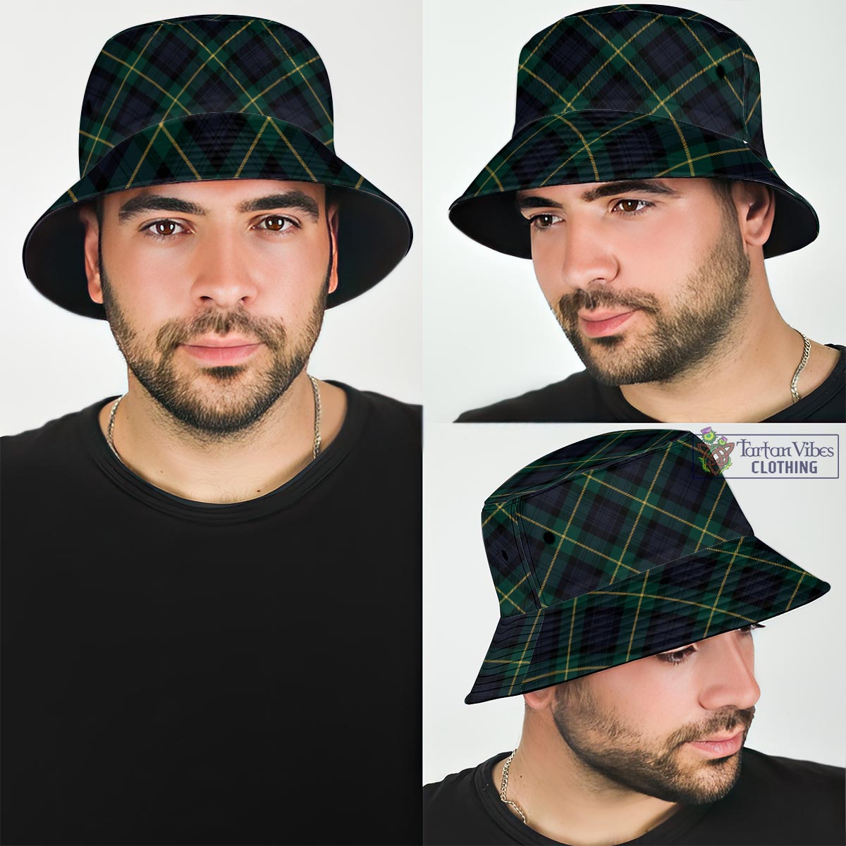 Tartan Vibes Clothing Gordon Old Tartan Bucket Hat