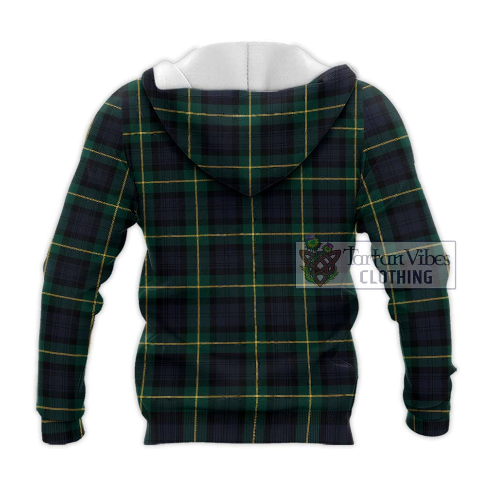 Gordon Old Tartan Knitted Hoodie with Family Crest DNA In Me Style - Tartanvibesclothing Shop