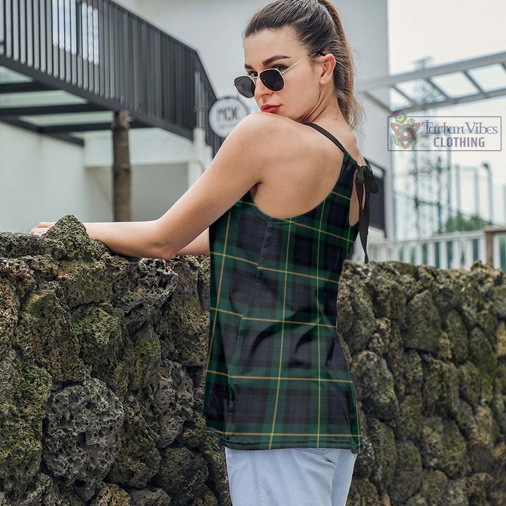 Tartan Vibes Clothing Gordon Old Tartan Loose Halter Neck Camisole