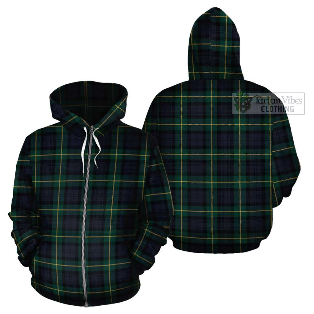 Gordon Old Tartan Cotton Hoodie Zip Hoodie - Tartan Vibes Clothing