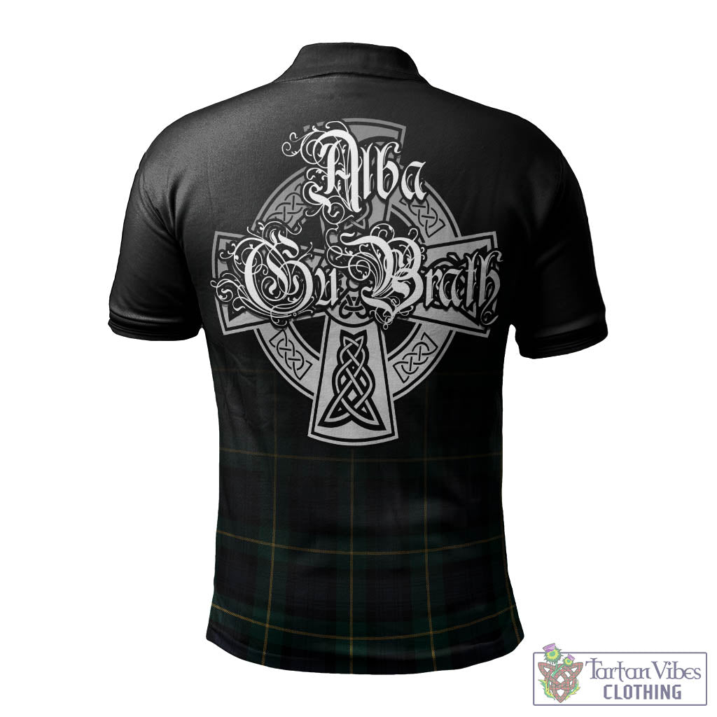 Tartan Vibes Clothing Gordon Old Tartan Polo Shirt Featuring Alba Gu Brath Family Crest Celtic Inspired