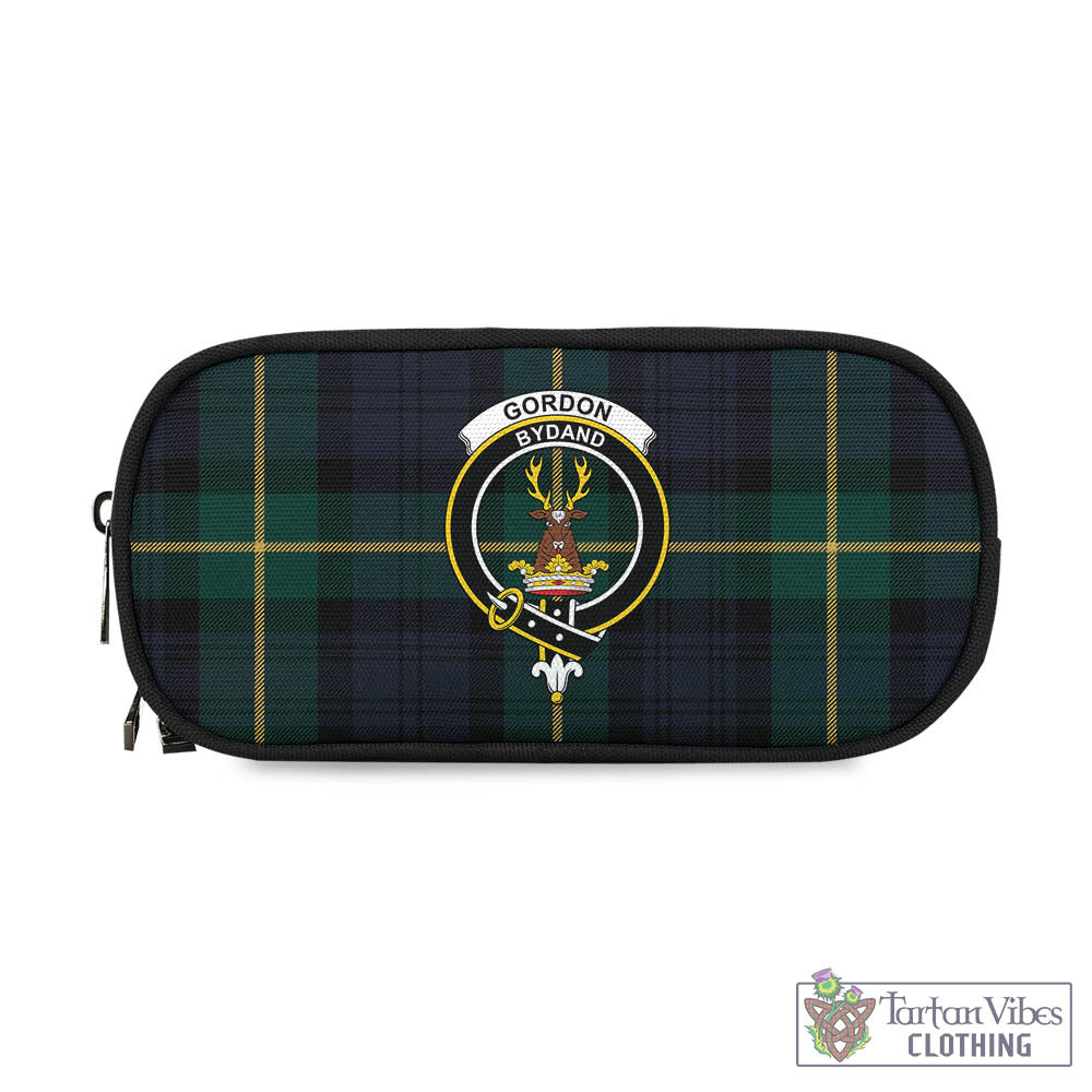 Tartan Vibes Clothing Gordon Old Tartan Pen and Pencil Case with Family Crest