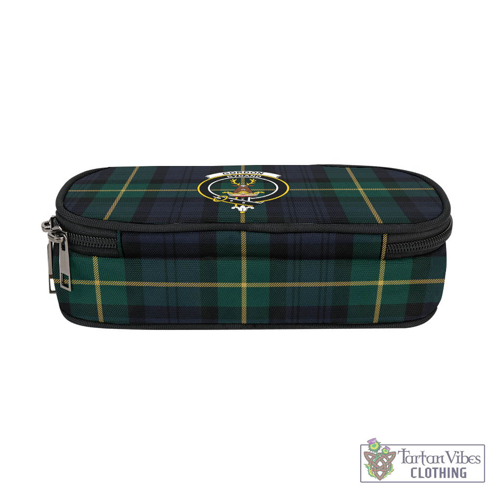 Tartan Vibes Clothing Gordon Old Tartan Pen and Pencil Case with Family Crest