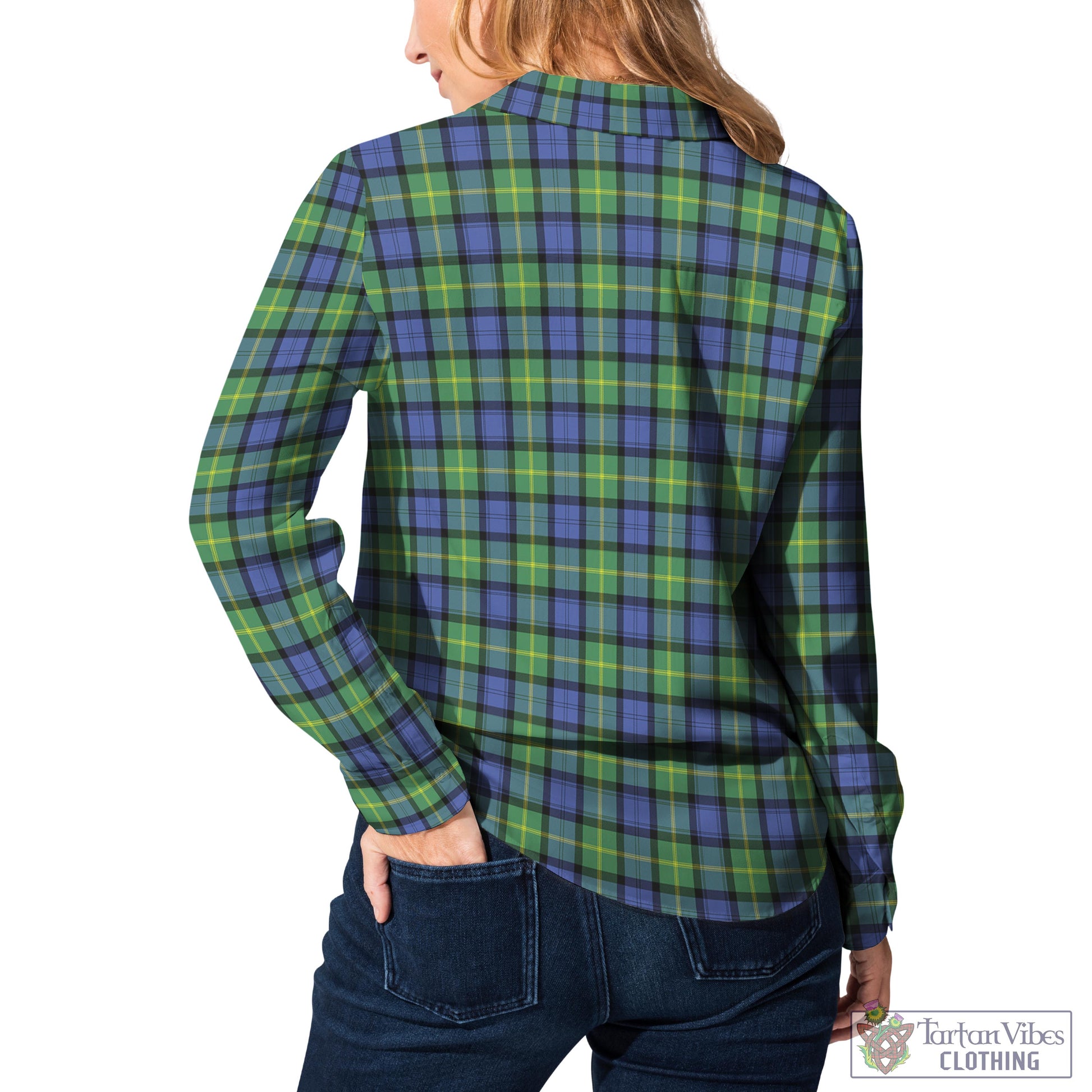 Gordon Old Ancient Tartan Womens Casual Shirt