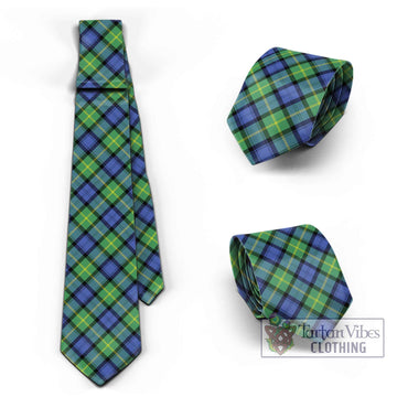 Gordon Old Ancient Tartan Classic Necktie Cross Style