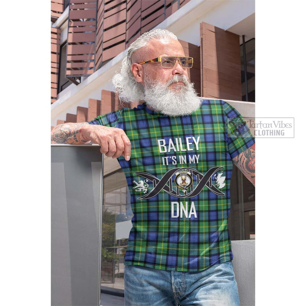 Tartan Vibes Clothing Gordon Old Ancient Tartan Cotton T-shirt with Family Crest DNA In Me Style