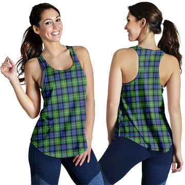 Gordon Old Ancient Tartan Women Racerback Tanks