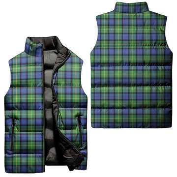 Gordon Old Ancient Tartan Sleeveless Puffer Jacket