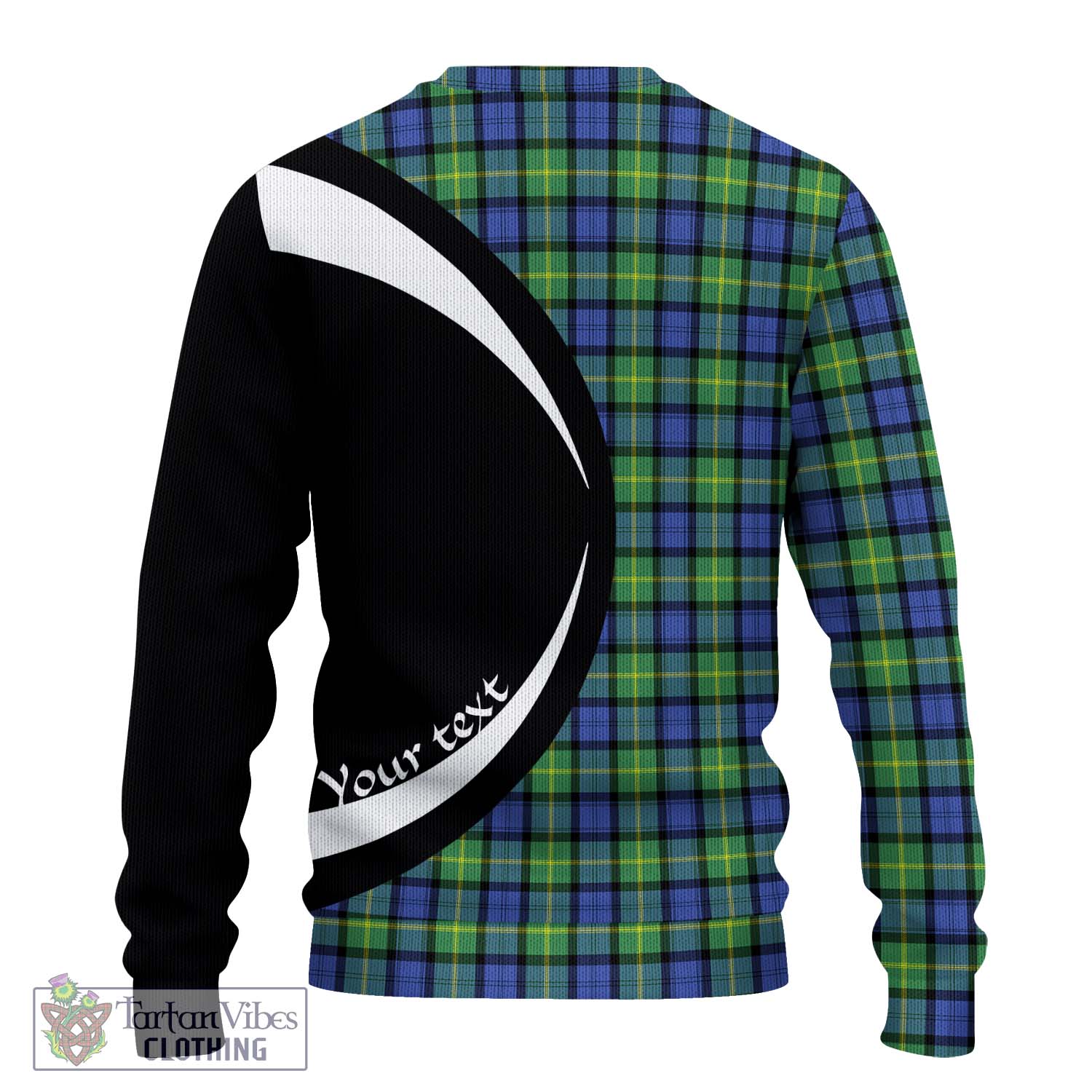 Gordon Old Ancient Tartan Ugly Sweater with Family Crest Circle Style - Tartan Vibes Clothing