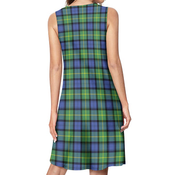 Gordon Old Ancient Tartan Womens Casual Dresses