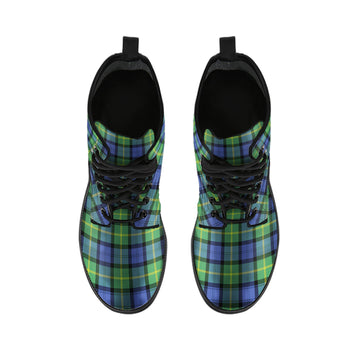 Gordon Old Ancient Tartan Leather Boots