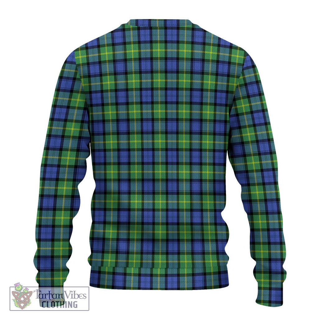 Gordon Old Ancient Tartan Knitted Sweater with Family Crest DNA In Me Style - Tartanvibesclothing Shop