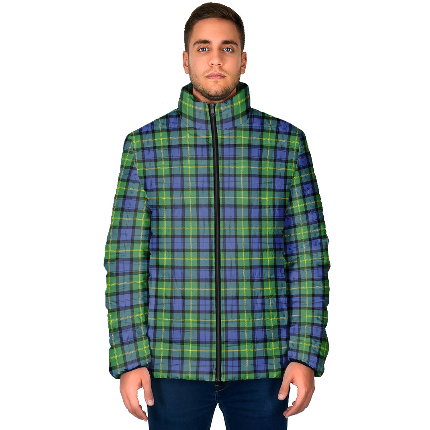 Gordon Old Ancient Tartan Padded Jacket - Tartan Vibes Clothing