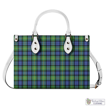 Gordon Old Ancient Tartan Luxury Leather Handbags