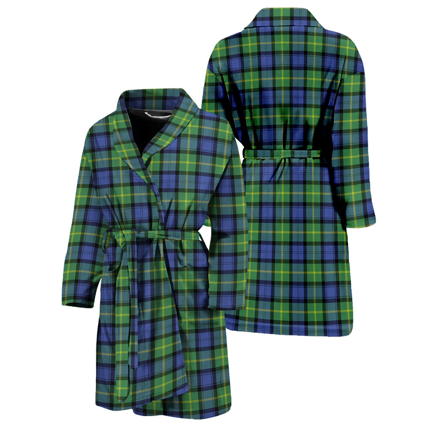 Gordon Old Ancient Tartan Bathrobe Unisex M - Tartan Vibes Clothing