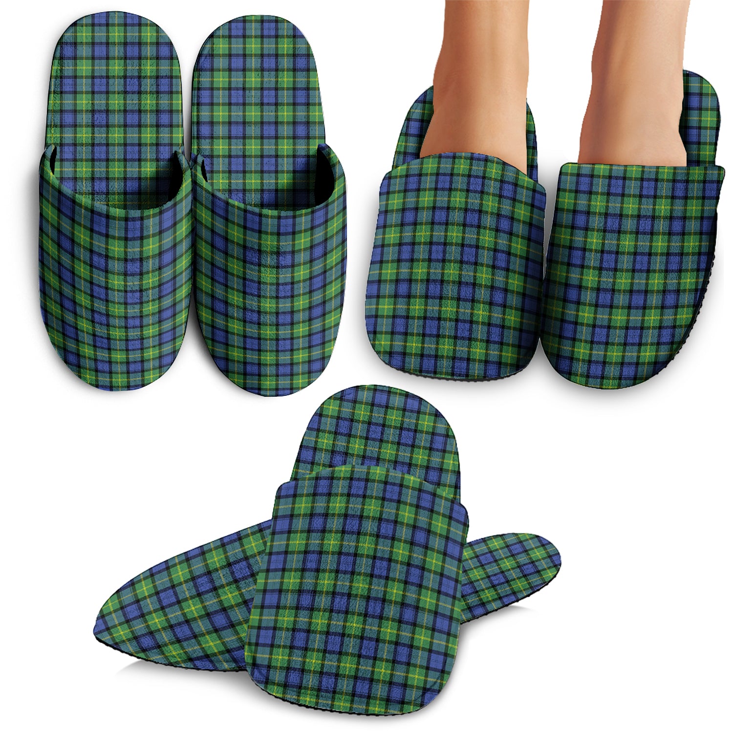 Gordon Old Ancient Tartan Home Slippers - Tartanvibesclothing