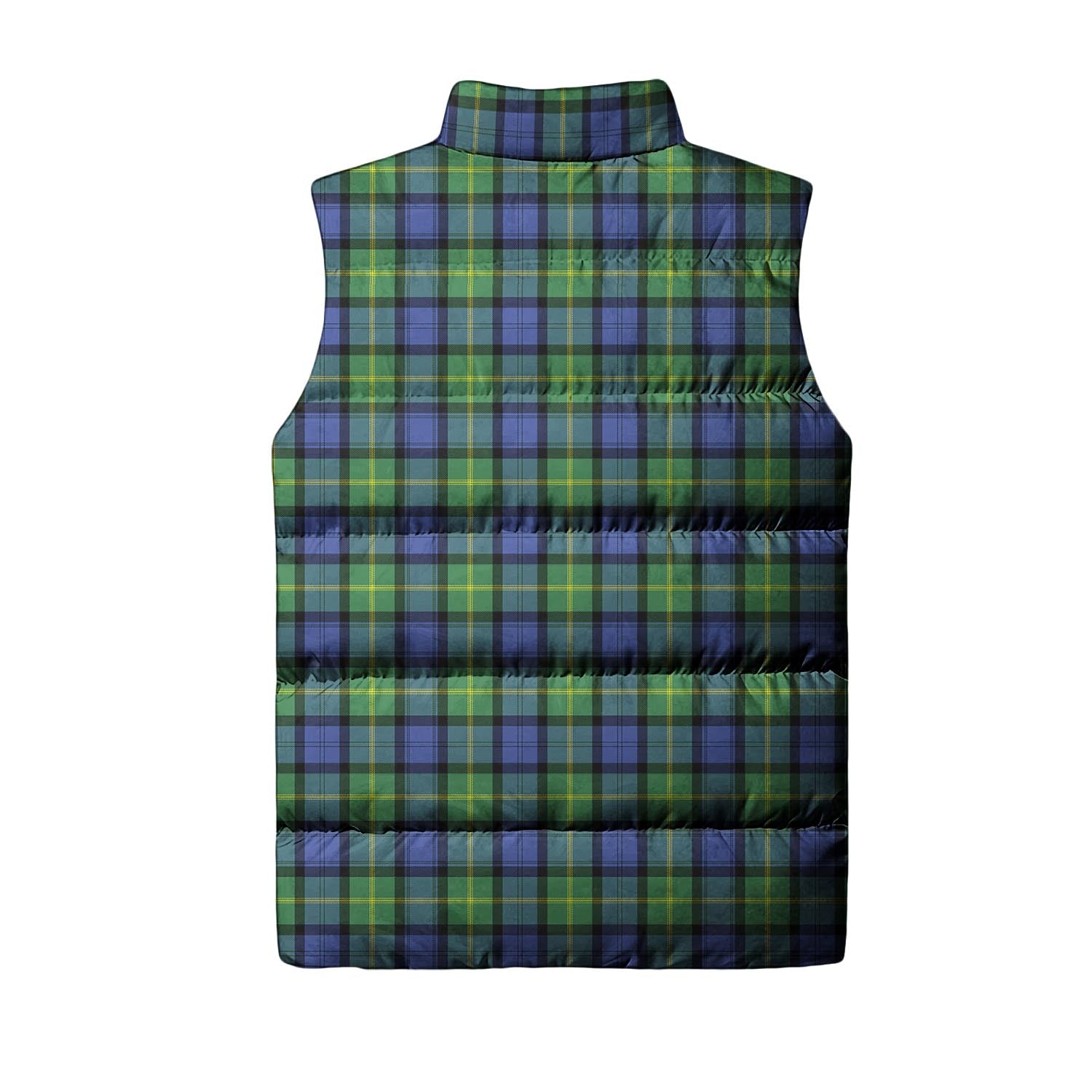 Gordon Old Ancient Tartan Sleeveless Puffer Jacket with Family Crest - Tartanvibesclothing