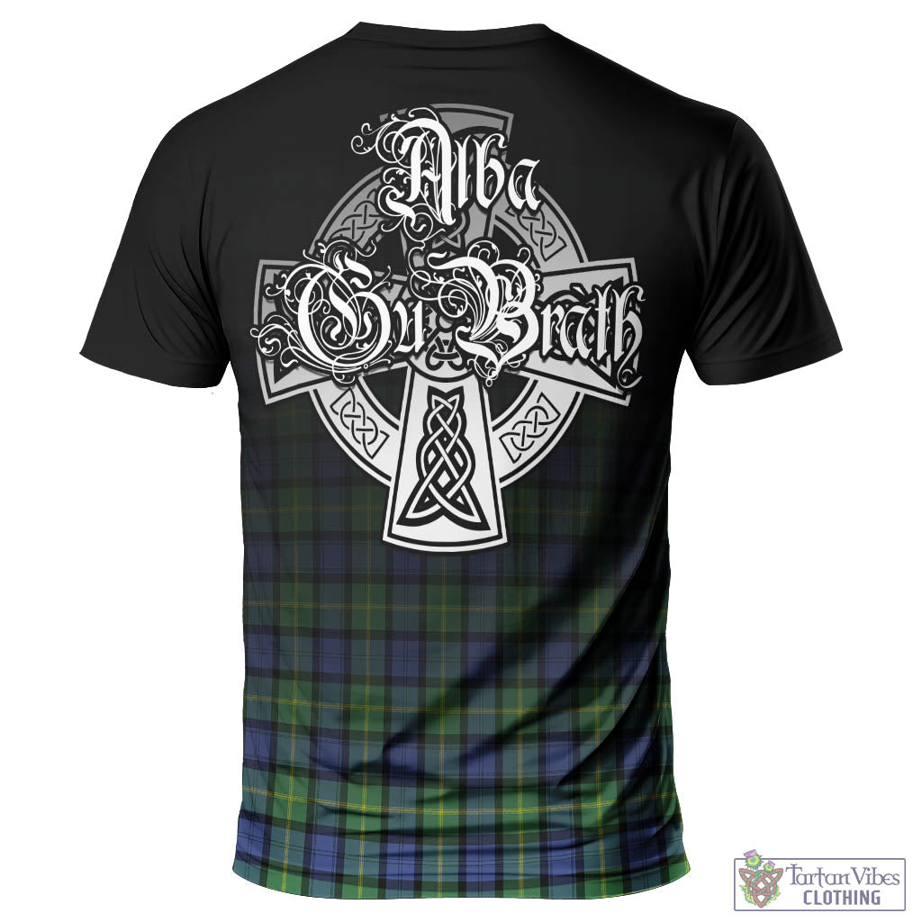 Tartan Vibes Clothing Gordon Old Ancient Tartan T-Shirt Featuring Alba Gu Brath Family Crest Celtic Inspired