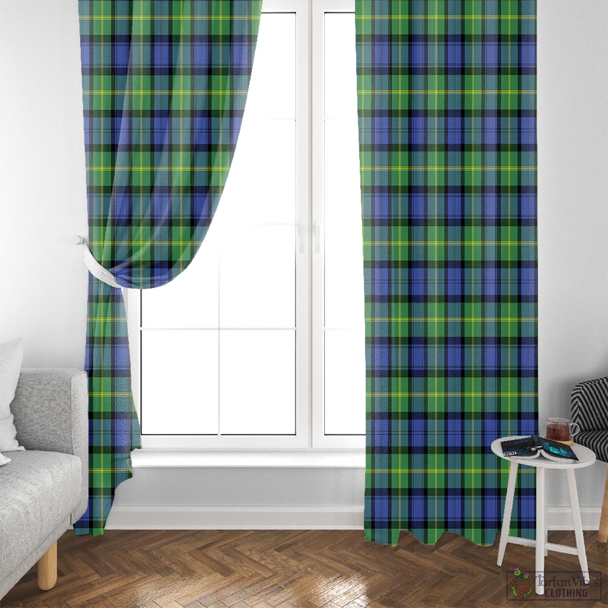 Gordon Old Ancient Tartan Window Curtain