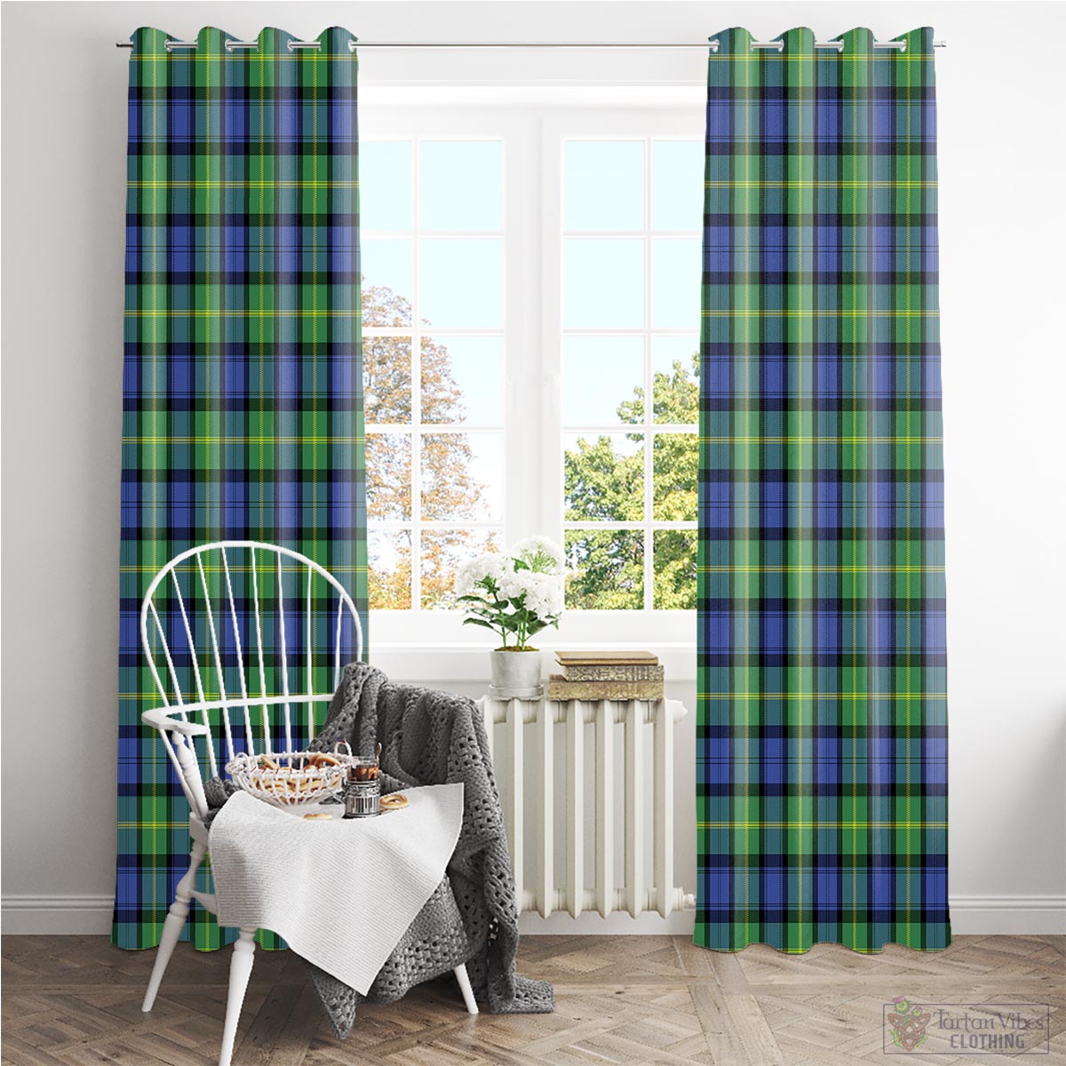 Gordon Old Ancient Tartan Window Curtain