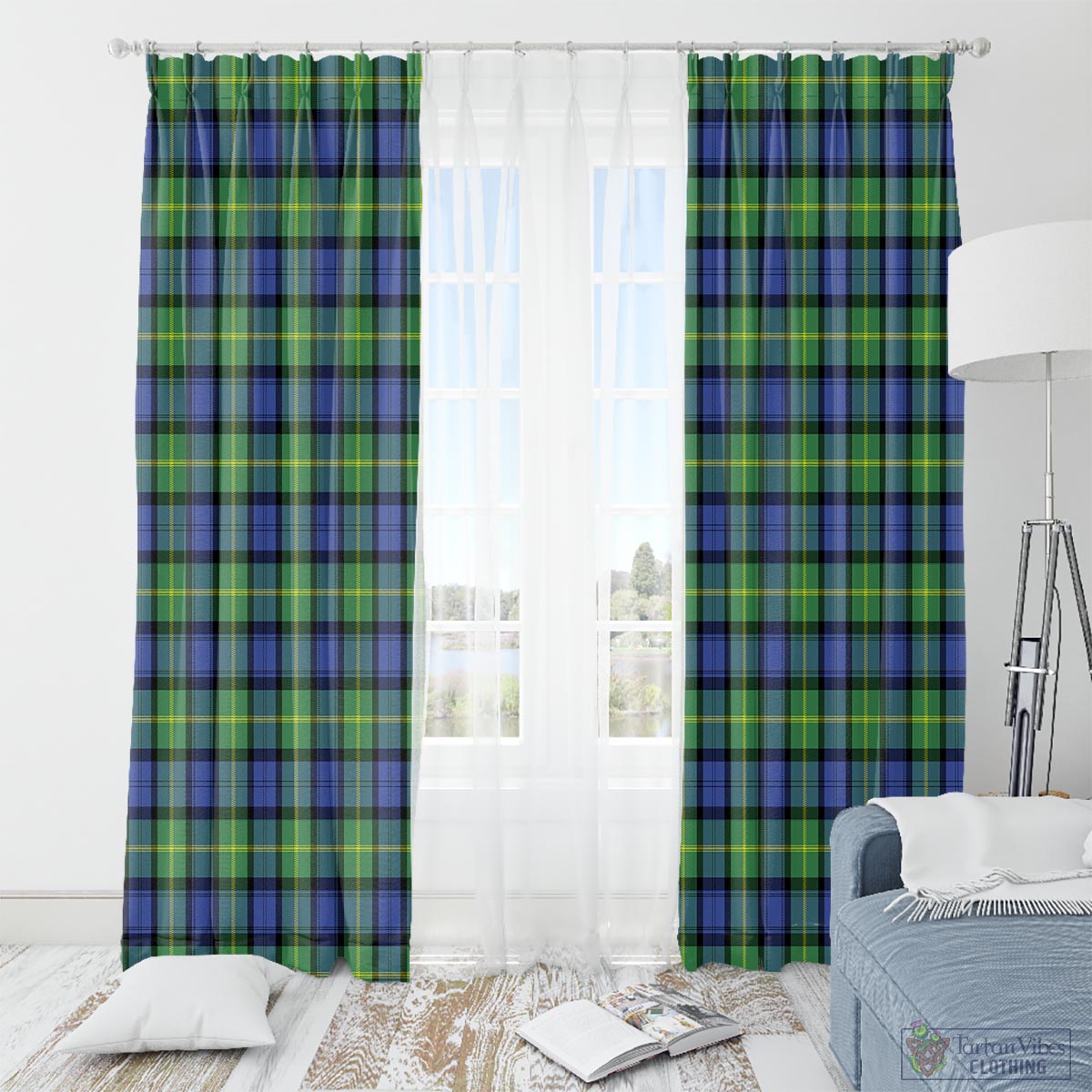 Gordon Old Ancient Tartan Window Curtain