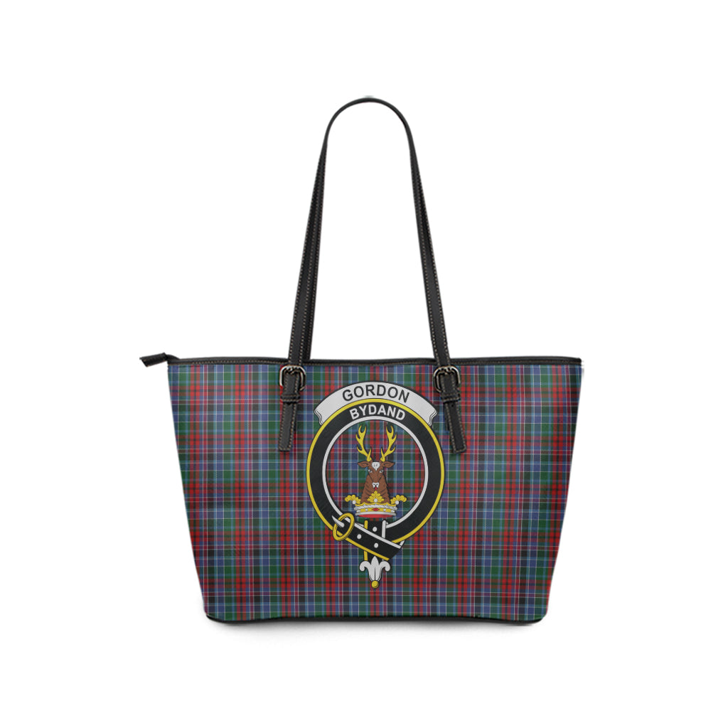 gordon-red-tartan-leather-tote-bag-with-family-crest