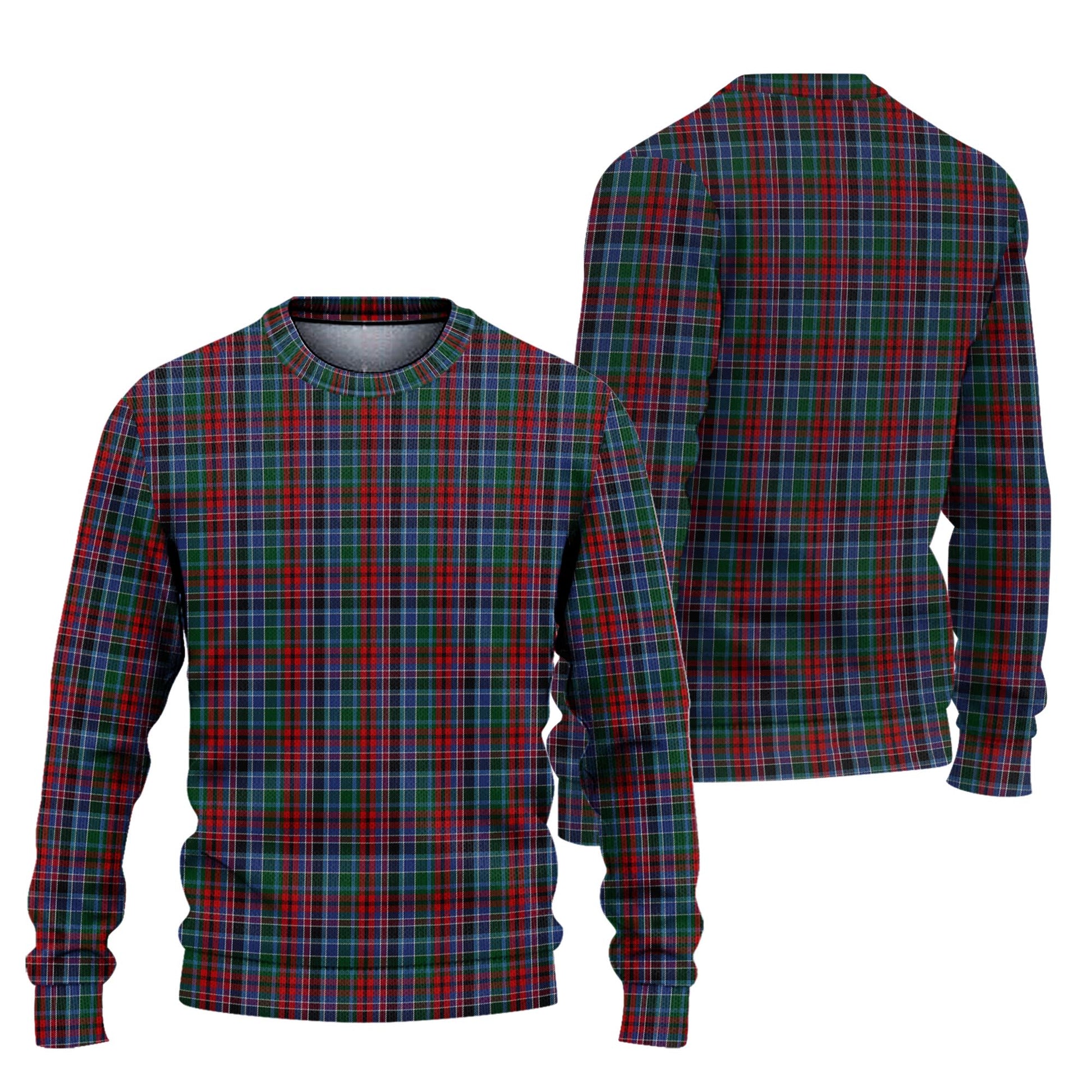 Gordon Red Tartan Knitted Sweater Unisex - Tartanvibesclothing