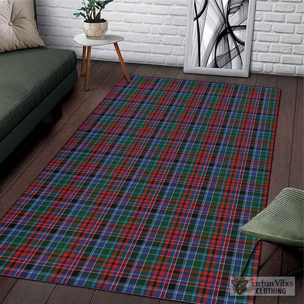 Tartan Vibes Clothing Gordon Red Tartan Area Rug